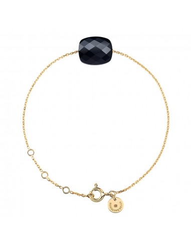 MORGANNE BELLO BRACELET FRIANDISE OR JAUNE COUSSIN ONYX 50% de réduction en Octobre 2024