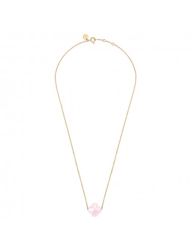 MORGANNE BELLO COLLIER FRIANDISE OR JAUNE TRÈFLE QUARTZ ROSE POUDRE Vous souhaitez 