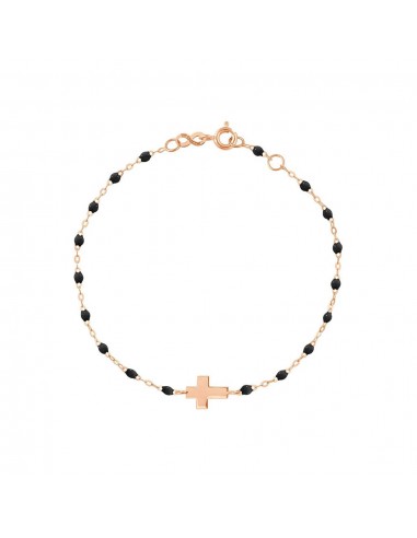 BRACELET GIGI CLOZEAU OR ROSE CROIX Véritable concentré