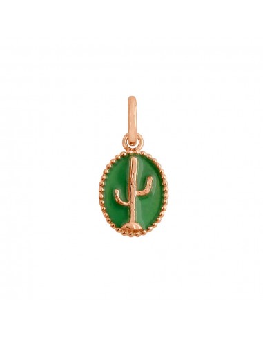 PENDENTIF GIGI CLOZEAU CACTUS OR ROSE PRAIRIE à prix réduit toute l'année