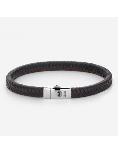 BRACELET REBEL & ROSE CUIR NOIR TRESSE En savoir plus