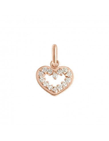 PENDENTIF GIGI CLOZEAU COEUR SUPREME OR ROSE DIAMANTS ouvre sa boutique