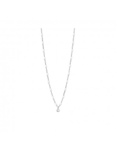 COLLIER GIGI CLOZEAU SUPRÊME OR GRIS BLANC 1 DIAMANT les ctes