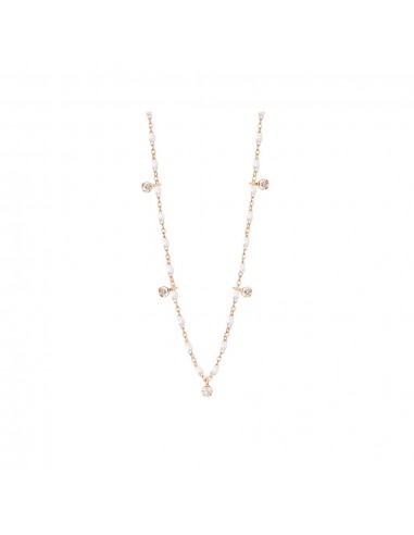 COLLIER GIGI CLOZEAU SUPRÊME OR ROSE 5 DIAMANTS pour bénéficier 