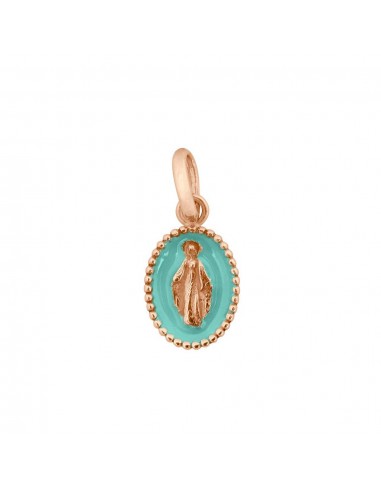 PENDENTIF GIGI CLOZEAU OR ROSE VERT D'EAU MADONE JUSQU'A -70%! 