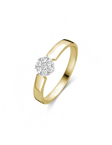 BAGUE OR JAUNE DIAMANTS ASTORG 1895 solde