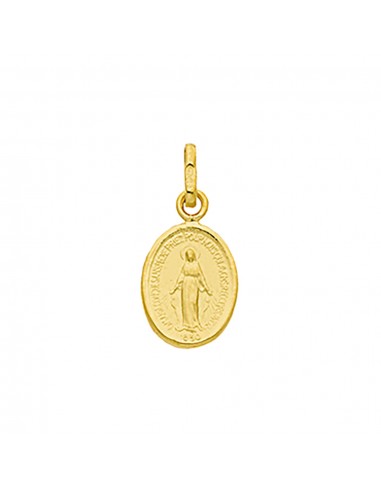 MEDAILLE MIRACULEUSE OR JAUNE 750 pas chere