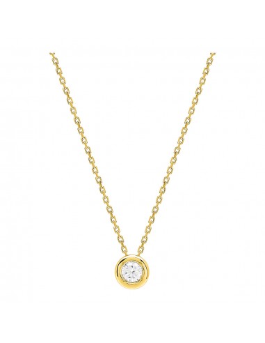 COLLIER OR JAUNE DIAMANT ASTORG 1895 Economisez 