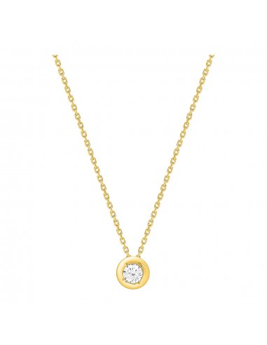 COLLIER OR JAUNE DIAMANT ASTORG 1895 soldes