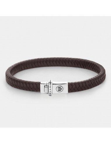 BRACELET REBEL & ROSE CUIR MARRON TRESSE Le MVP de beaucoup