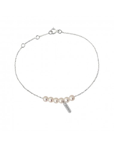 BRACELET CLAVERIN ROSARY OR BLANC l'achat 