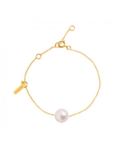 BRACELET CLAVERIN SIMPLY PEARLY PERLE BLANCHE OR JAUNE Profitez des Offres !