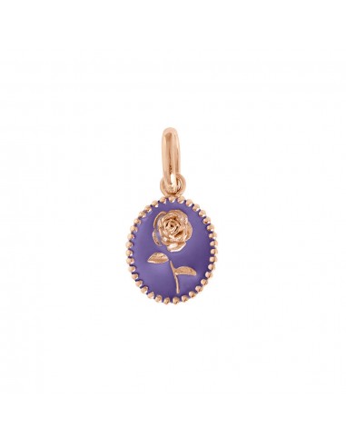 PENDENTIF ROSE GIGI CLOZEAU OR ROSE MAUVE soldes