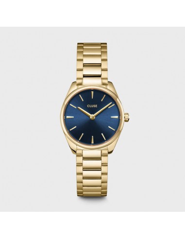 FEROCE MINI STEEL BLUE GOLD COLOUR CLUSE X ZOE chez Cornerstreet bien 