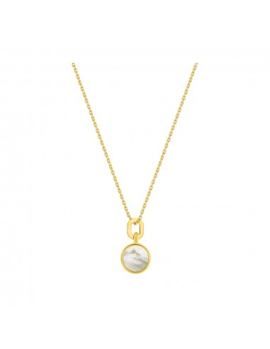 COLLIER OR JAUNE 750 NACRE la chaussure