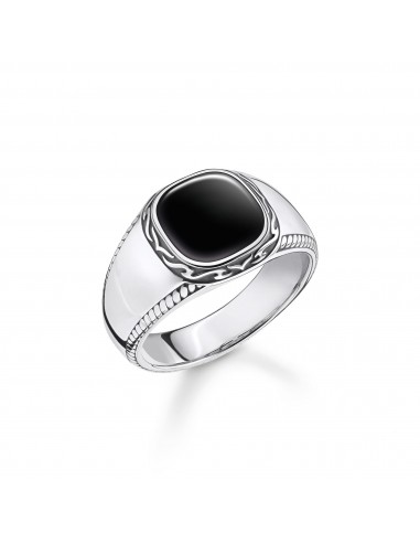 BAGUE THOMAS SABO STERLING SILVER NOIR Le MVP de beaucoup