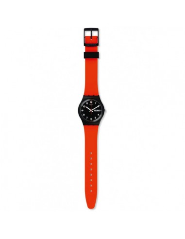 MONTRE SWATCH RED GRIN soldes