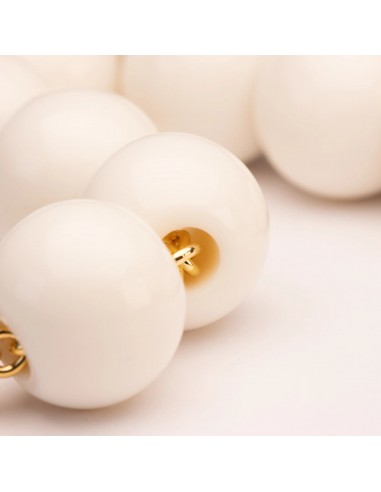 BRACELET BEADS BLANC VANESSA BARONI en stock