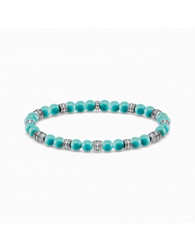 BRACELET THOMAS SABO TALISMAN TURQUOISE & ARGENT livraison et retour toujours gratuits