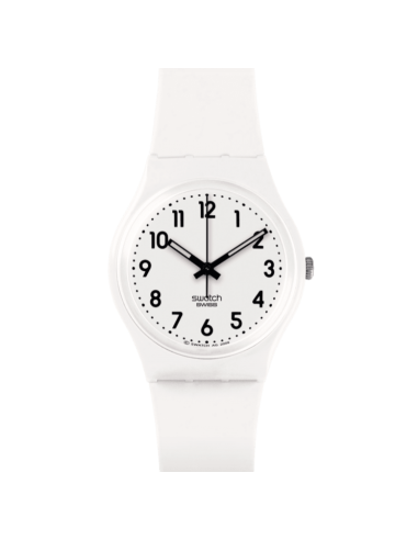 MONTRE SWATCH JUST WHITE SOFT de technologie