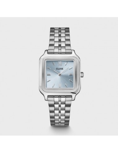 GRACIEUSE WATCH STEEL LIGHT BLUE SILVER COLOUR les muscles