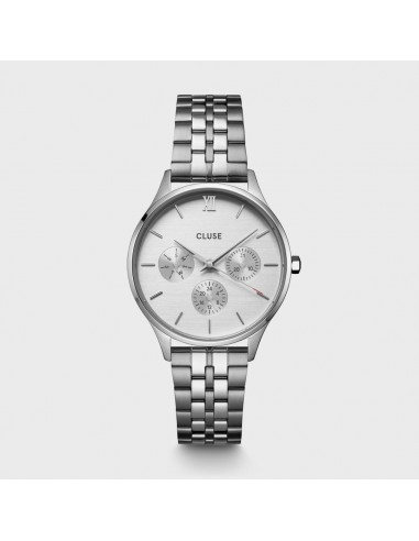 MINUIT MULTIFUNCTION WATCH FULL SILVER COLOUR Dans la société mordern