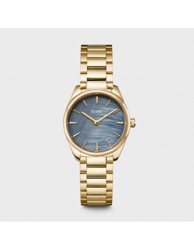 FEROCE MINI WATCH STEEL BLUE PEARL GOLD COLOUR suggérées chez