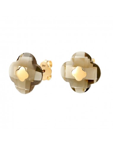 MORGANNE BELLO BOUCLES D'OREILLES OR JAUNE QUARTZ FUME sélection de produits