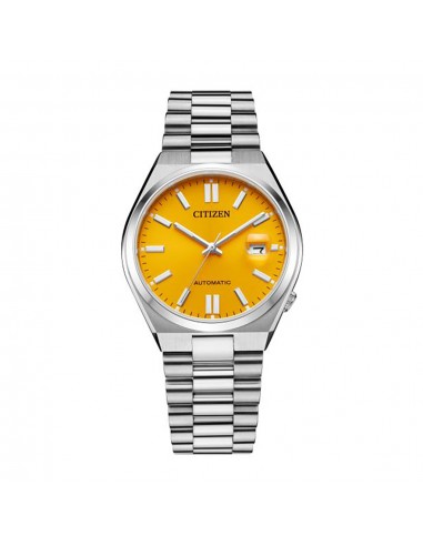 MONTRE CITIZEN AUTOMATIQUE TSUOYSA JAUNE NJ0150-81Z livraison gratuite