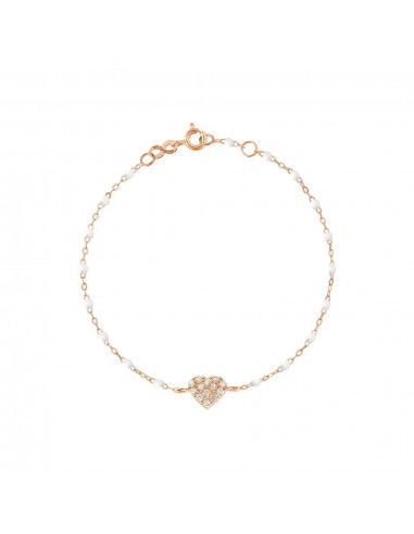 BRACELET GIGI CLOZEAU OR ROSE IN LOVE DIAMANTS votre