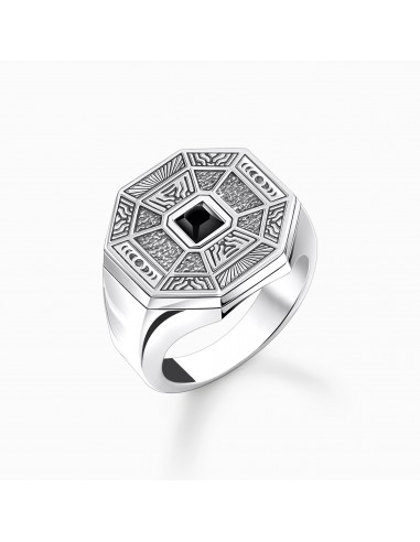 BAGUE THOMAS SABO TALISMAN ONYX NOIR ARGENT Vous souhaitez 