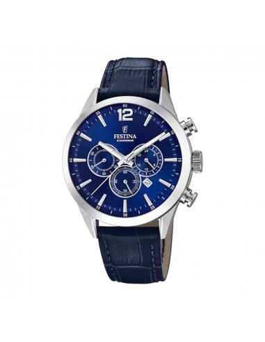 MONTRE CHRONGRAPHE TIMELESS FESTINA F20542/2 rembourrage situé sous