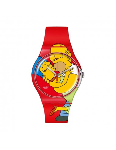 MONTRE SWATCH THE SIMPSONS COLLECTION SWEET EMBRACE basket pas cher