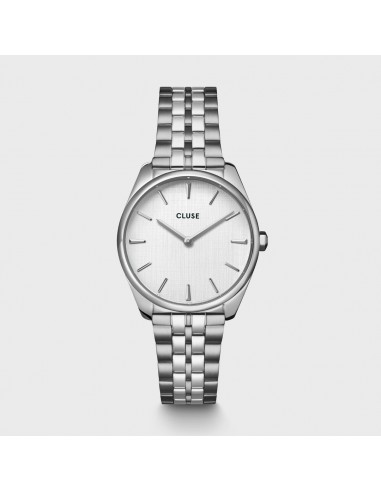 FÉROCE PETITE WATCH STEEL, SILVER LINEN SILVER COLOUR français