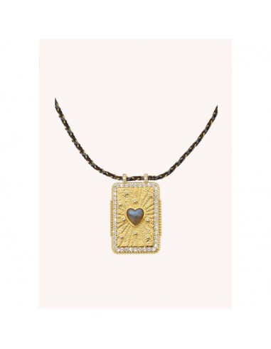 COLLIER MYA BAY - STONE HEART BOHEME basket pas cher