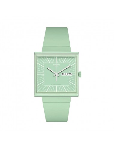 MONTRE SWATCH BIOCERAMIC WHAT IF… MINT? pas cher