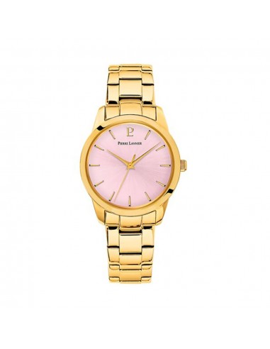 MONTRE PIERRE LANNIER DAME ROXANE DORE CADRAN ROSE solde