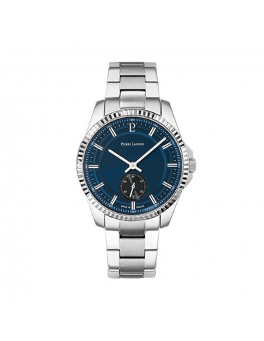 MONTRE PIERRE LANNIER HOMME METROPOLITAN ACIER CADRAN BLEU outlet