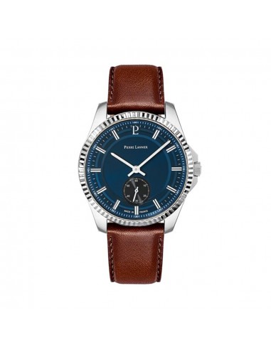 MONTRE PIERRE LANNIER HOMME METROPOLITAN BRUN CADRAN BLEU outlet