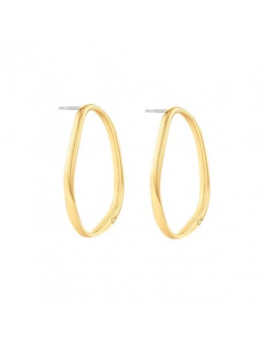 BOUCLES D'OREILLES CALVIN KLEIN ELONGATED DROPS DORE le concept de la Pate a emporter 