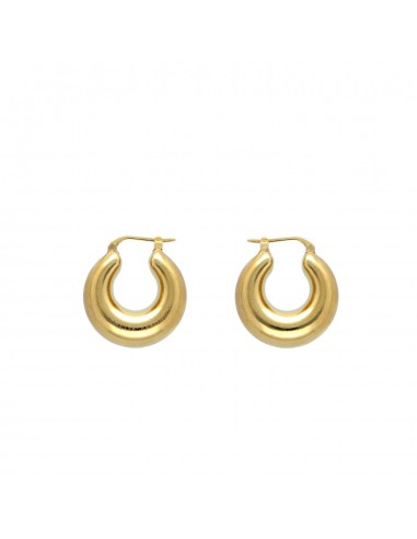 BOUCLES D'OREILLES CIRCLET EARRING GOLD VANESSA BARONI rembourrage situé sous