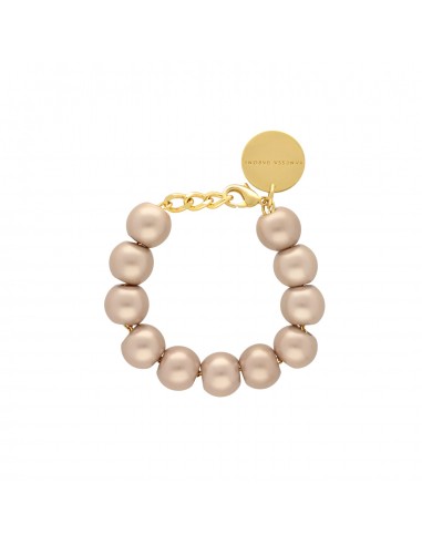 BRACELET BEADS PERLE CHAMPAGNE VANESSA BARONI ouvre sa boutique