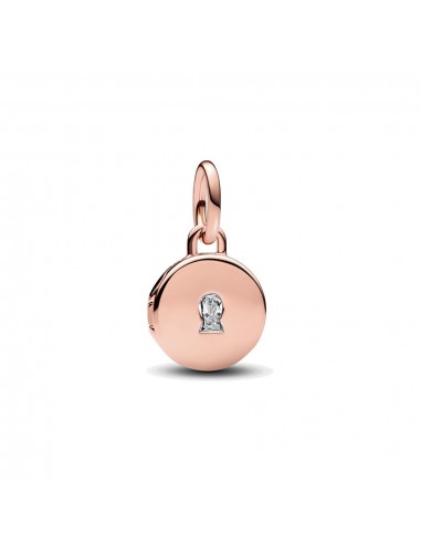 Charm Pandora Pendant Médaillon Amour Ouvrable et Gravable Or Rose Venez acheter