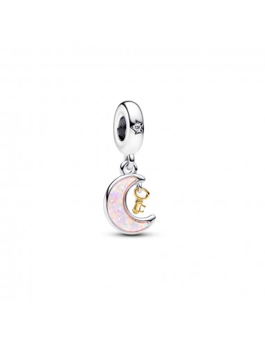 Charm Pandora Pendant Clé et Lune Bimatière s'inspire de l'anatomie humaine