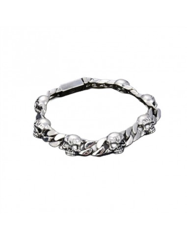 Bracelet Homme Argent Tête de Mort Comment ça marche