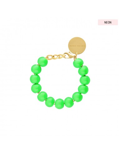 BRACELET MINI BEADS NEON GREEN VANESSA BARONI Le MVP de beaucoup