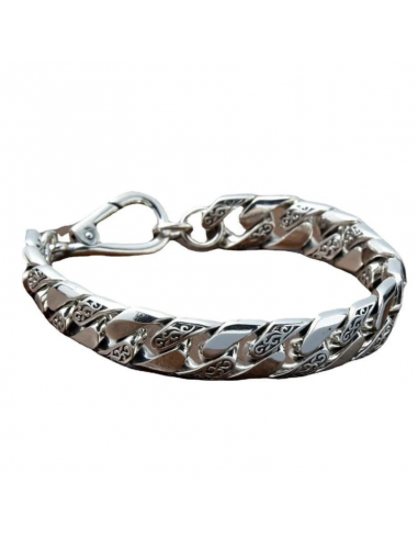 Bracelet Homme Argent Sophistiqué est présent 