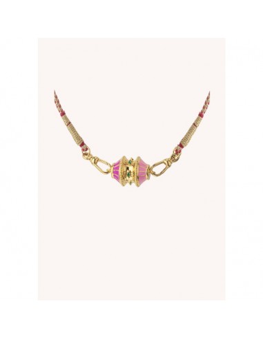 COLLIER MYA BAY - BIG TALISMAN PINK/FUCHSIA la livraison gratuite