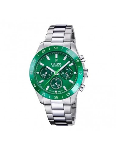 MONTRE CHRONO MIXTE FESTINA F20693/5 CERAMIQUE VERT Découvrez la collection