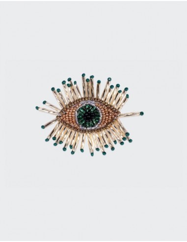 Broche Olivia Dar Paros Eye Verte Les êtres humains sont 